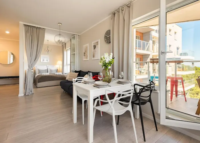 Daire Flatbook Seaside Baltica Tower - With Sea View, Gym & Parking Gdansk