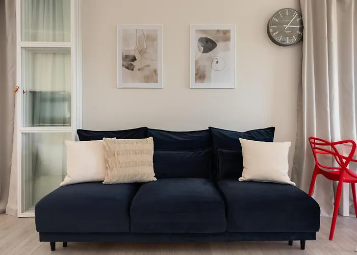 Daire Flatbook Seaside Baltica Tower - With Sea View, Gym & Parking Gdansk