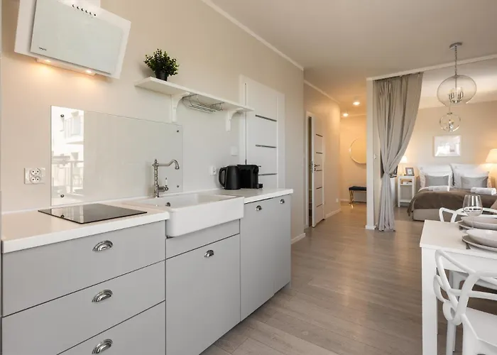 Flatbook Seaside Baltica Tower - With Sea View, Gym & Parking Daire *